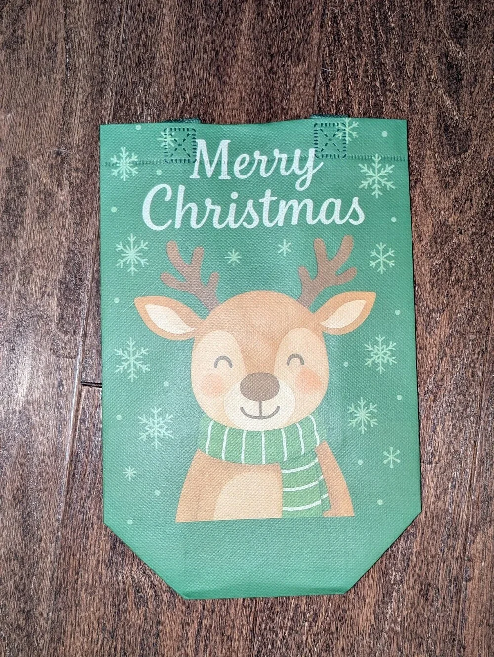 Bundle of Reusable Bags with Christmas Print